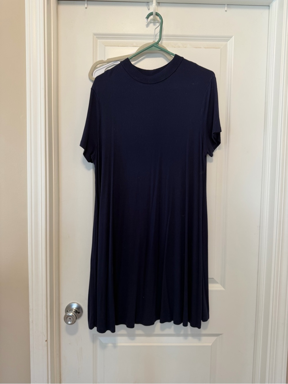 Falls Creek Navy Short-Sleeve Swing Tunic
